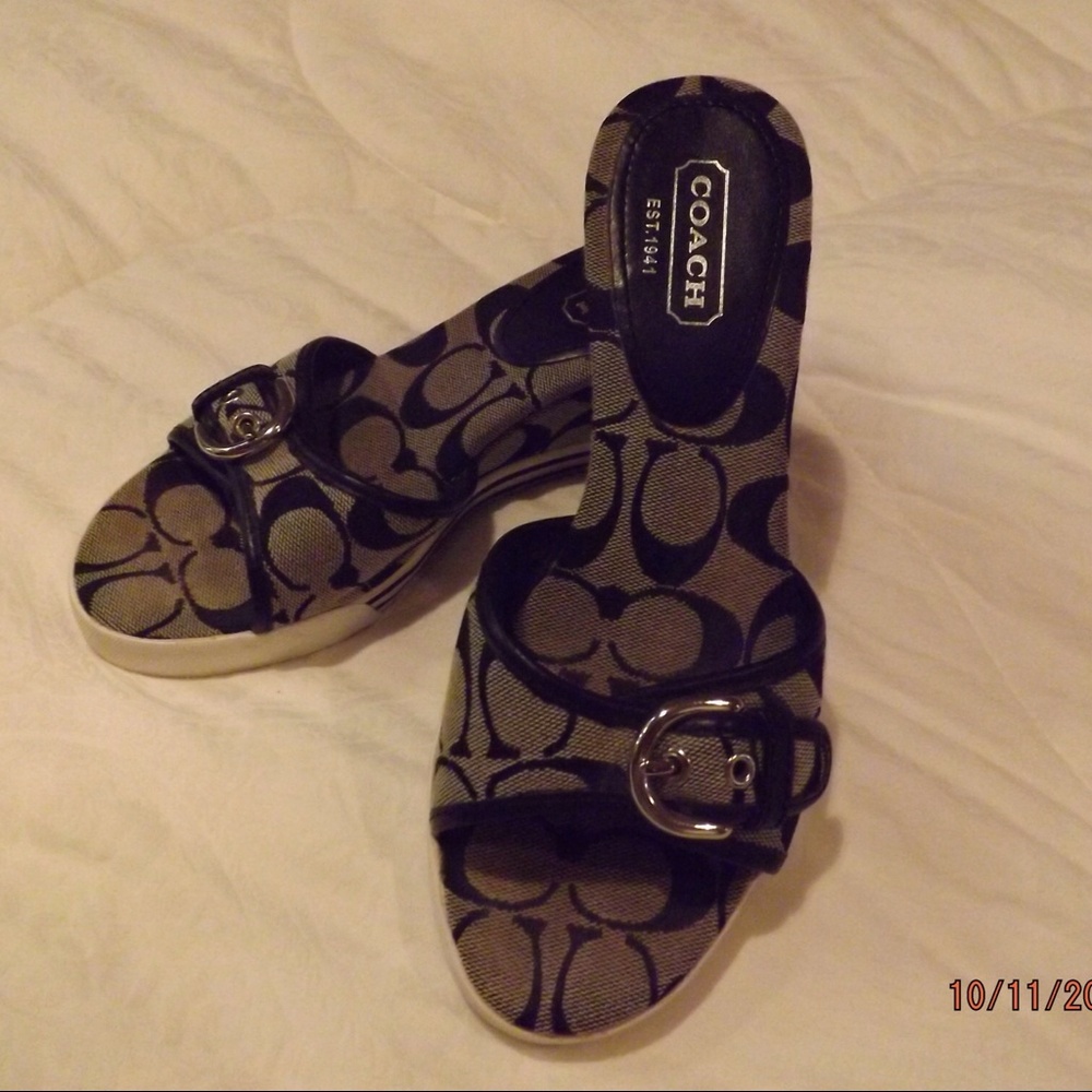 Coach Perry Wedge Shoes